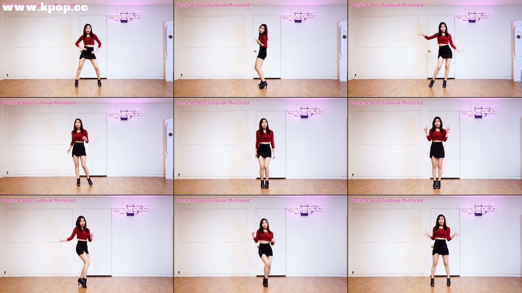 Red Velvet 레드벨벳 Tutorial Mirrored 피카부 안무 Peek-A-Boo 거울모드 설명강좌 WAVEYA – #0387插图1